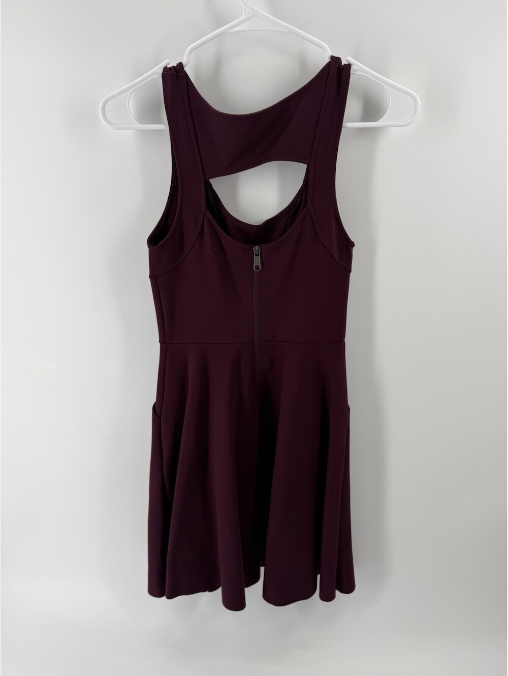 Urban Outfitters Kimchi Maroon Camrin Fit & Flare Dress XS